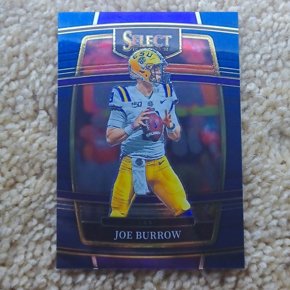 Joe Burrow [Blue] #45 2022 Panini Select Draft Picks